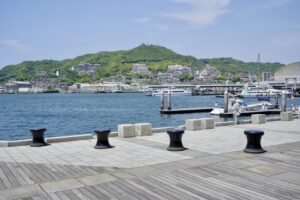 長崎港ウォーターフロントの景色