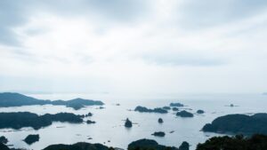九十九島を一望する展望スポット