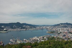 長崎港を見渡すパノラマビュー